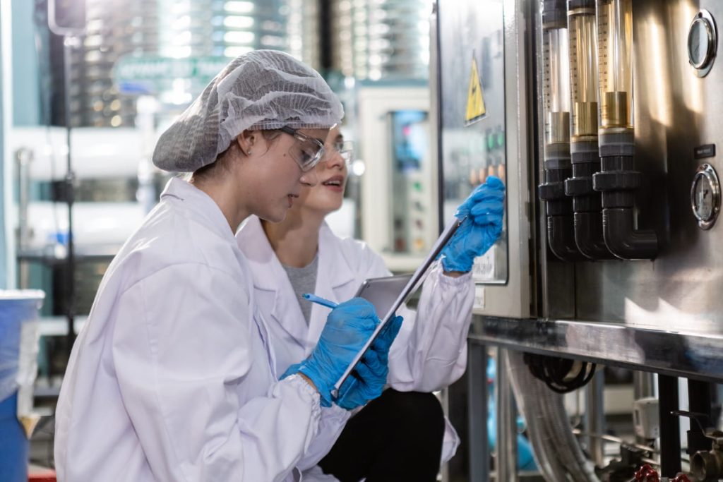 checking pharmaceutical equipment